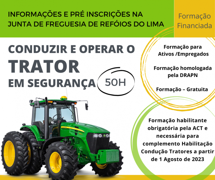 CONDUZIR E OPERAR O TRATOR EM SEGURANÇA 